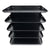Coin-Tainer Steel Horizontal File Organizer, 5 Sections, Letter Size Files, 8.75 x 12 x 12, Black (CTXHASZ0149)