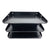 Coin-Tainer Steel Horizontal File Organizer, 3 Sections, Letter Size Files, 12 x 8.75 x 6, Black (CTXHASZ0159)