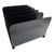 Coin-Tainer Steel Vertical File Organizer, 5 Sections, Letter Size Files, 11 x 12.5 x 7.75, Black (CTXHASZ0145)