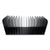 Coin-Tainer Steel Vertical File Organizer, Flat, 15 Sections, Letter Size Files, 16 x 6.25 x 6.5, Black (CTXHASZ0178)