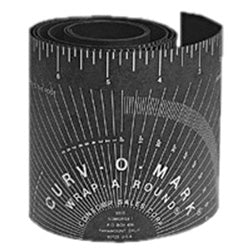 Contour Wrap-A-Round® Ruler, XX-Large, 5 in W x 9 ft L, Cold/Heat Resistant, Black (430-14756)