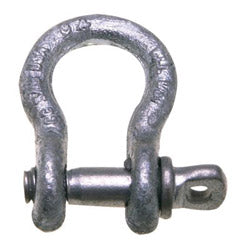 Cooper Hand Tools 419-S Series Anchor Shackles, 1/2 in Bail Size, 2 Tons, Screw Pin Shackle (193-5410805)