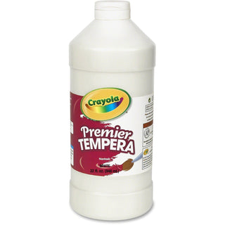 Crayola® Tempera Paint, White, 32 oz (BIN541232053)