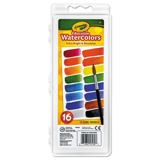 Crayola® Watercolors, 16 Assorted Colors (CYO530160)