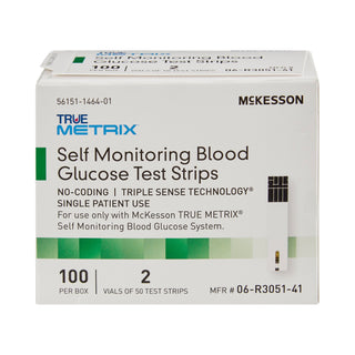 McKesson TRUE METRIX® Blood Glucose Test Strips 100 Strips per Pack (960299_BX)