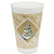 Dart® Café G Foam Hot/Cold Cups, 16oz, White w/Brown & Green, 1000/Carton (DRC16X16G)