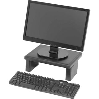 Data Accessories Company LCD/TFT Monitor Riser, 13" x 10-1/2" x 1" to4-3/4", 66lb Cap, BK (DCC02161)
