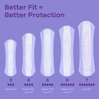 Always® Discreet Bladder Control Pad 9.4 Inch Length Light Absorbency Super Absorbent Core Size 3 (928408_PK)