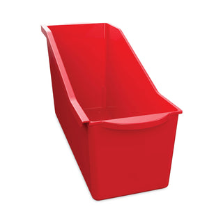 deflecto® Antimicrobial Book Bin, 14.2 x 5.34 x 7.35, Red (DEF39508RED)