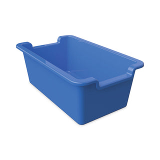deflecto® Antimicrobial Rectangle Storage Bin, Blue (DEF39510BLU)