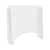 deflecto® Counter Top Barrier with Pass Thru, 27" x 6" x 23.75", Acrylic, Clear, 2/Carton (DEFPBCTA2724P)