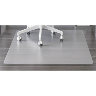 deflecto® EconoMat Antimicrobial Chair Mat, Rectangular, 45 x 63, Clear, Ships in 4-6 Business Days (DEFCM2E242AMCOM)