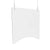 deflecto® Hanging Barrier, 23.75" x 23.75", Acrylic, Clear, 2/Carton (DEFPBCHA2424)