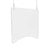 deflecto® Hanging Barrier, 23.75" x 35.75", Polycarbonate, Clear, 2/Carton (DEFPBCHPC2436)