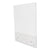 deflecto® Mounting Safety Barrier with Full Shield and Brace, 31.5" x 38", Acrylic, Clear, 2/Carton (DEFPBCMA3138FB)