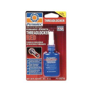 Devcon Permatex® Permanent Strength Red Threadlocker, 10 mL, 3/8 in - 1 in (230-26210)
