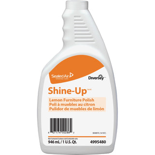 Diversey™ Shine-Up Furniture Cleaner, Lemon Scent, 32 oz, Trigger Spray Bottle, 12/Carton (DRK4995480)