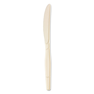 Dixie® SmartStock Plastic Cutlery Refill, Knives, 7", Series-O Mediumweight Bio-Blend Beige, 40/Pack, 24 Packs/Carton (SSK11B)