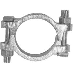 Dixon Valve Double Bolt Hose Clamps, 4 1/4"-4 15/16" Hose OD, Malleable Iron, 10/Bx (238-525)