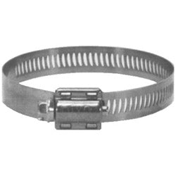 Dixon Valve HS Series Worm Gear Clamp, 2-9/16 in to 3-1/2 in Hose OD, 1/2 in W, Stainless Steel, Chrome Zinc-Plated Steel (238-HS48)