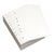 Domtar Custom Cut-Sheet Copy Paper, 92 Bright, 7-Hole, 20lb, 8.5 x 11, White, 500/Ream (DMR851271)