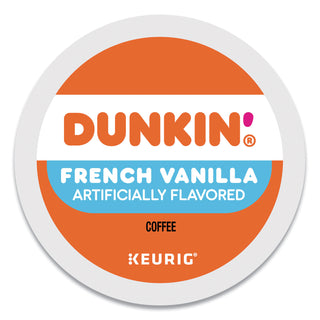 Dunkin Donuts® K-Cup Pods, French Vanilla, 22/Box (GMT1268)