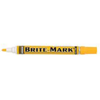Dykem BRITE-MARK® Medium Paint Marker, Brown, Medium, Bullet, Acrylic (253-84010)