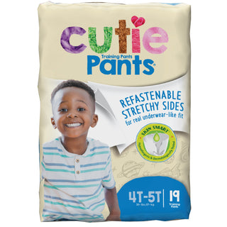 Cutie Pants® Male Toddler Training Pants Size 4T to 5T Disposable Heavy Absorbency (831581_CS)