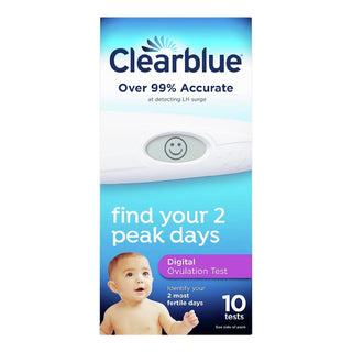 Clearblue® Reproductive Health Test Kit Digital Ovulation Test 10 Tests CLIA Waived (995171_EA)