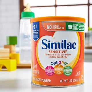 Similac Sensitive® Infant Formula Unflavored 12.5 oz. Can Powder Iron Lactose Sensitivity (746700_CS)