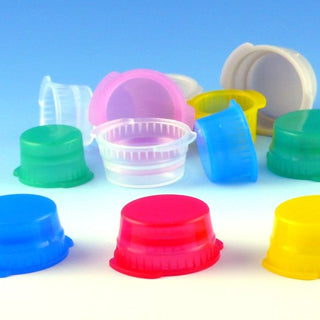 Cappers™ Tube Closure Polyethylene Double Tab Snap Cap Natural For 13 mm Glass Evacuated Blood Drawing Tube / 12 mm Plastic Test Tube NonSterile (541919_PK)