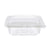 Eatery Essentials Hinged-Lid Tamper-Evident Container, 24oz, RPET, Clear (RPTTE24)