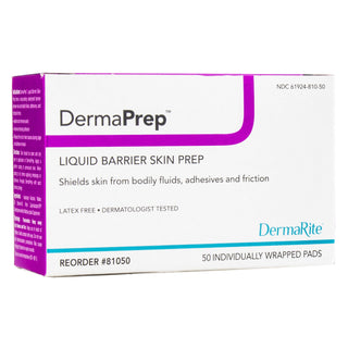 DermaPrep™ Skin Barrier Wipe 60% Strength Isopropyl Alcohol Individual Packet NonSterile (988359_CS)
