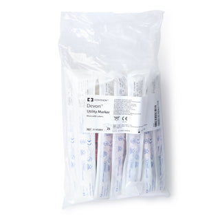 Devon™ Medical Utility Marker with Labels Permanent Black Ink Sterile Full Size Fine Tip (184747_EA)