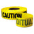 Empire Level Caution Barricade Tape, "Caution" Text, 3" x 1000ft, Yellow/Black (272-77-1001)