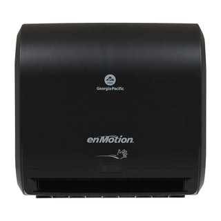 enMotion Impulse&reg; 10" 1-Roll Automated Touchless Paper Towel Dispenser, Black, 59488A, 14.600" W x 9.250" D x 14.000" (GPC59488A)