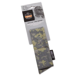 Ergodyne® Chill-Its 6700 Evaporative Cooling Bandanas, 8 in X 13 in, Camo (150-12304)