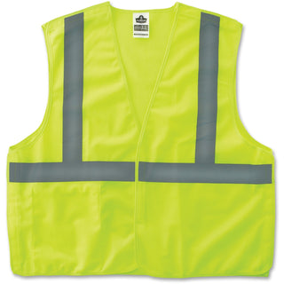 Ergodyne® Econo Breakaway Vest, CLS-2, 2XL/3XL, Lime (EGO21077)