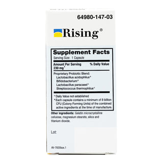 RisaQuad™ Probiotic Dietary Supplement 30 per Bottle Capsule (802669_BT)