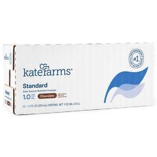 Kate Farms Standard 1.0 Oral Supplement Chocolate Flavor Liquid 11 oz. Carton (1053182_CS)