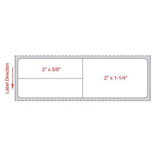 Meditech® Blank Label Thermal Label White Paper 1-1/4 X 4 Inch (985176_CS)