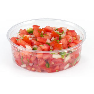 Fabri-Kal® Alur Plastic Deli Container, 8 oz, Clear (FABRD8)
