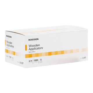 McKesson Applicator Stick Without Tip Wood Shaft 6 Inch NonSterile 1000 per Pack (40100_BX)