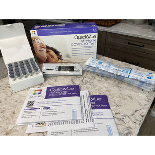 QuickVue® Respiratory Test Kit At-Home OTC COVID-19 Test 25 Tests CLIA Waived (1191855_KT)