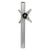 Fellowes® Lotus Single Monitor Arm Kit, For 26" Monitors, 180 Degree Rotation, 180 Degree Pan, Silver, Supports 17 lb (FEL8042801)
