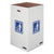 Fellowes® Waste and Recycling Bin, 50 gal, White, 10/Carton (FEL7320201)