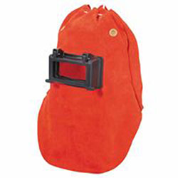 Fibre-Metal Fibre-Metal® Leather Welding Hood, Lens Shade 10, Orange, Lift-Front Glassholder, 2 in x 4-1/4 in Window (280-870)
