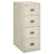FireKing® Patriot Insulated Four-Drawer Fire File, 20.75w x 31.63d x 52.75h, Parchment (FIR4P2131CPA)