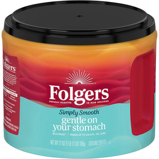Folgers® Ground Simply Smooth Medium Ground Coffee - Mild - 27 oz (FOL30446)