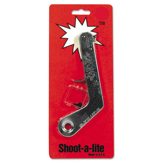 G.C. Fuller Shurlite® Spark Lighter, Shoot-a-lite Lighter, Flat-Pistol Shape, 5 Renewals (322-730)